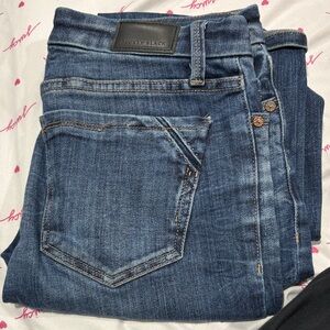 Buckle Dark Blue Women's Jeans